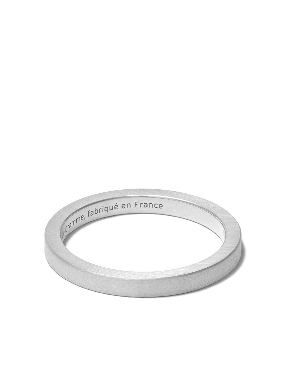 Le Gramme Le 3 Grammes ribbon ring - Silver von Le Gramme