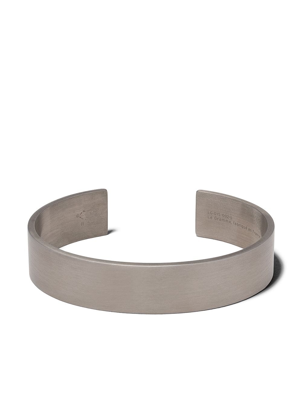 Le Gramme Le 41 ribbon bracelet - Silver von Le Gramme
