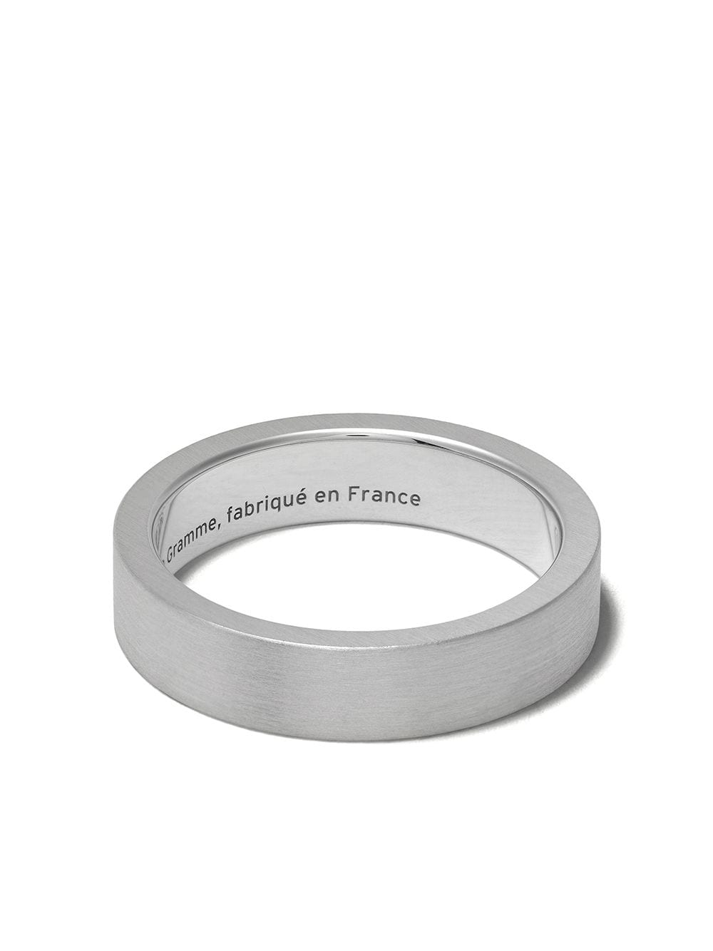 Le Gramme Le 7 Grammes ribbon ring - Silver von Le Gramme