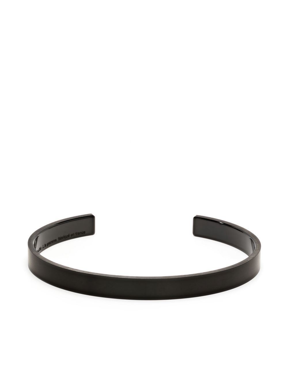 Le Gramme Ribbon 9g titanium bracelet - Black von Le Gramme
