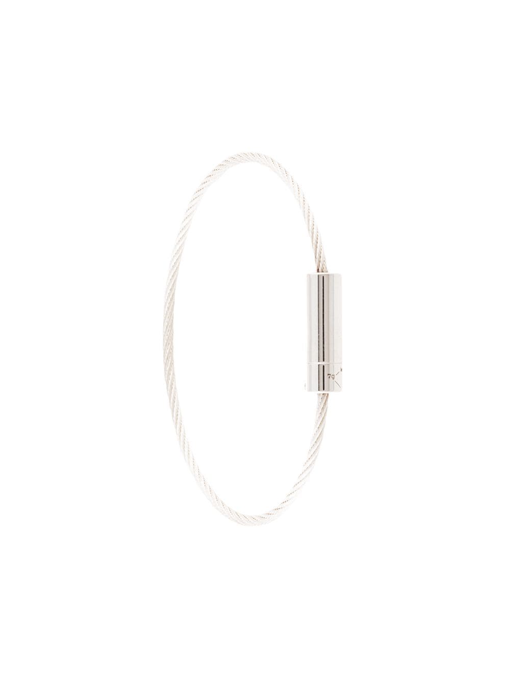 Le Gramme cable polished-finish bracelet - Silver von Le Gramme