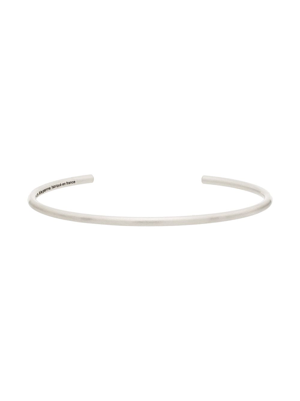 Le Gramme Le 7g brushed bangle bracelet - Silver von Le Gramme