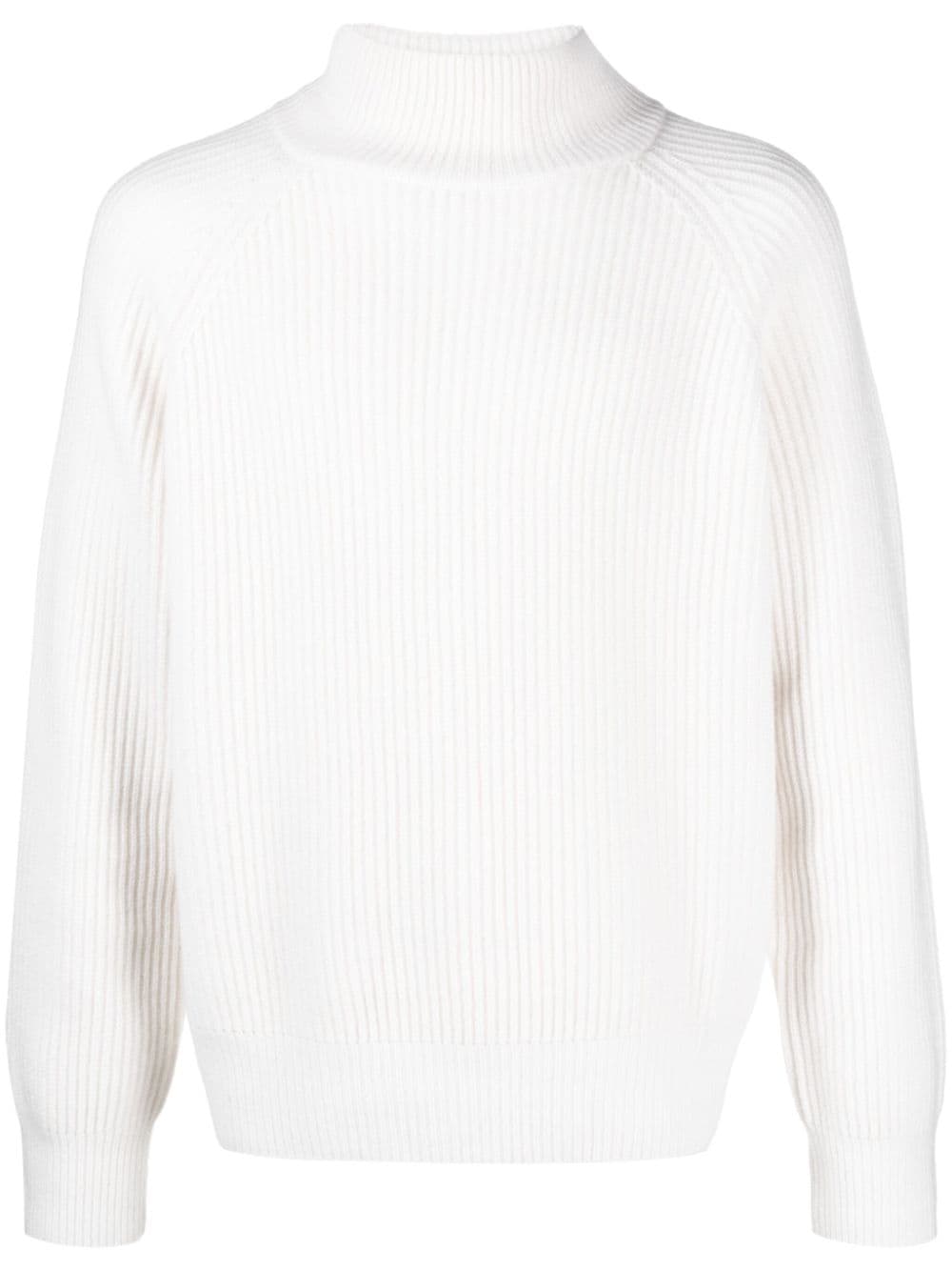 Le Kasha ribbed organic cashmere jumper - White von Le Kasha