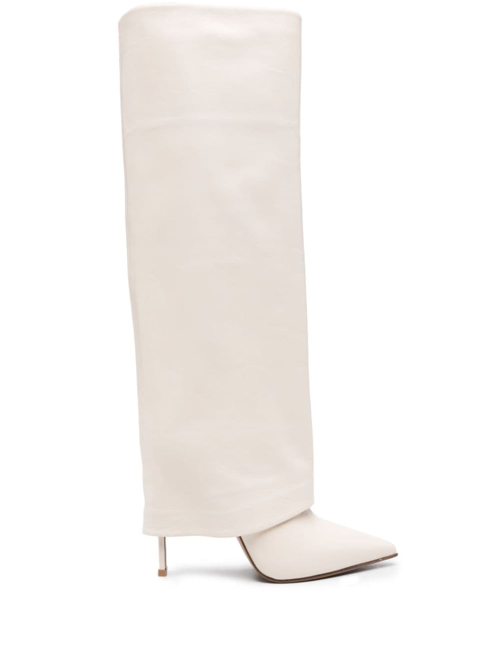 Le Silla 120mm leather knee-length boots - Neutrals von Le Silla