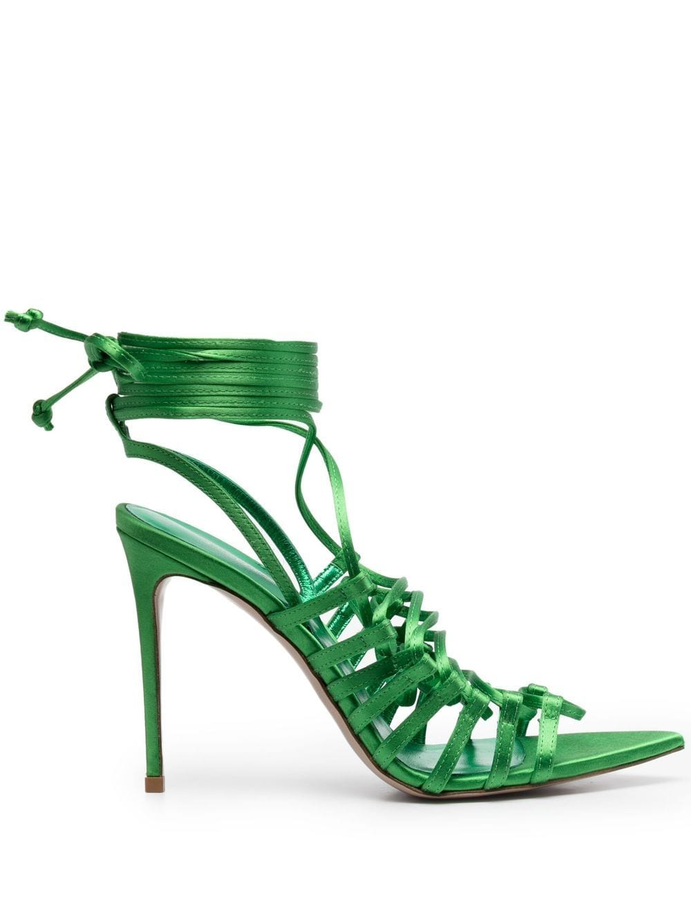 Le Silla Afrodite wraparound 110mm sandals - Green von Le Silla