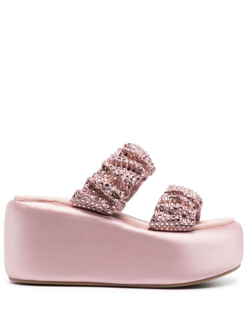 Le Silla Aiko 80mm satin sandals - Pink von Le Silla