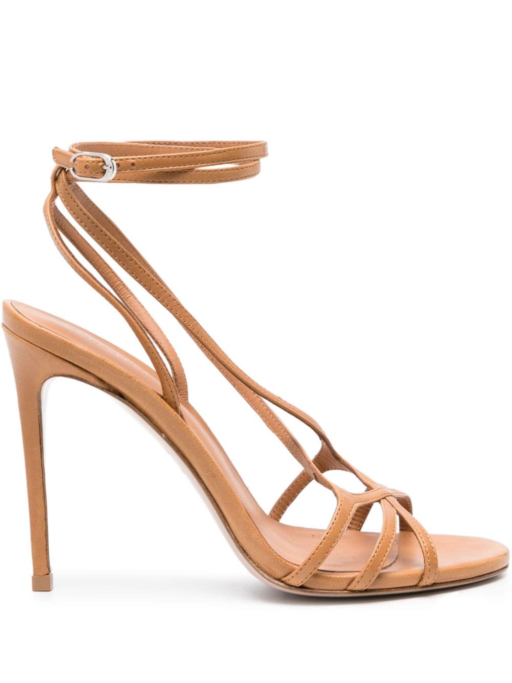 Le Silla Belen 105mm leather sandals - Neutrals von Le Silla