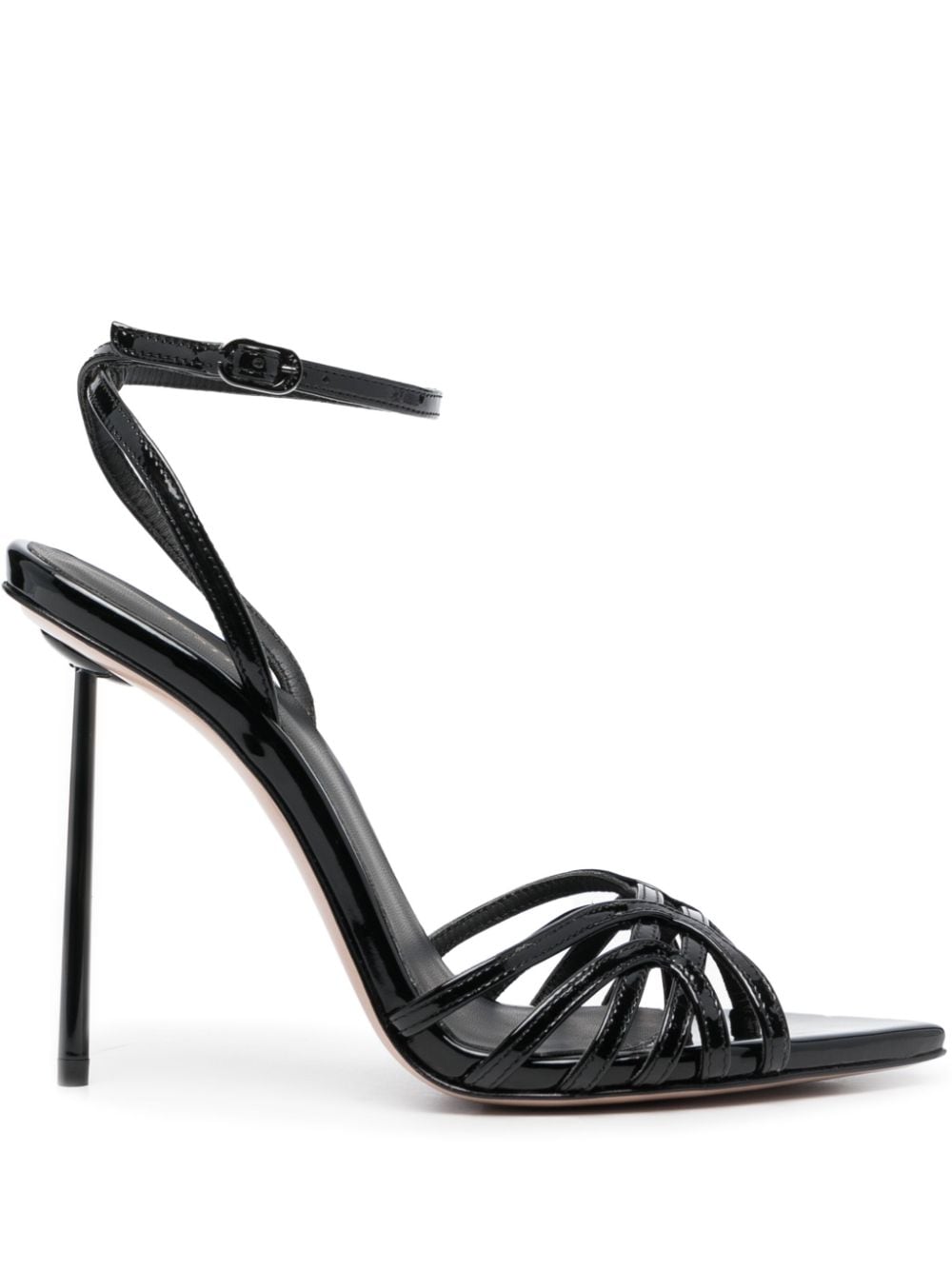 Le Silla Bella 115mm leather sandals - Black von Le Silla