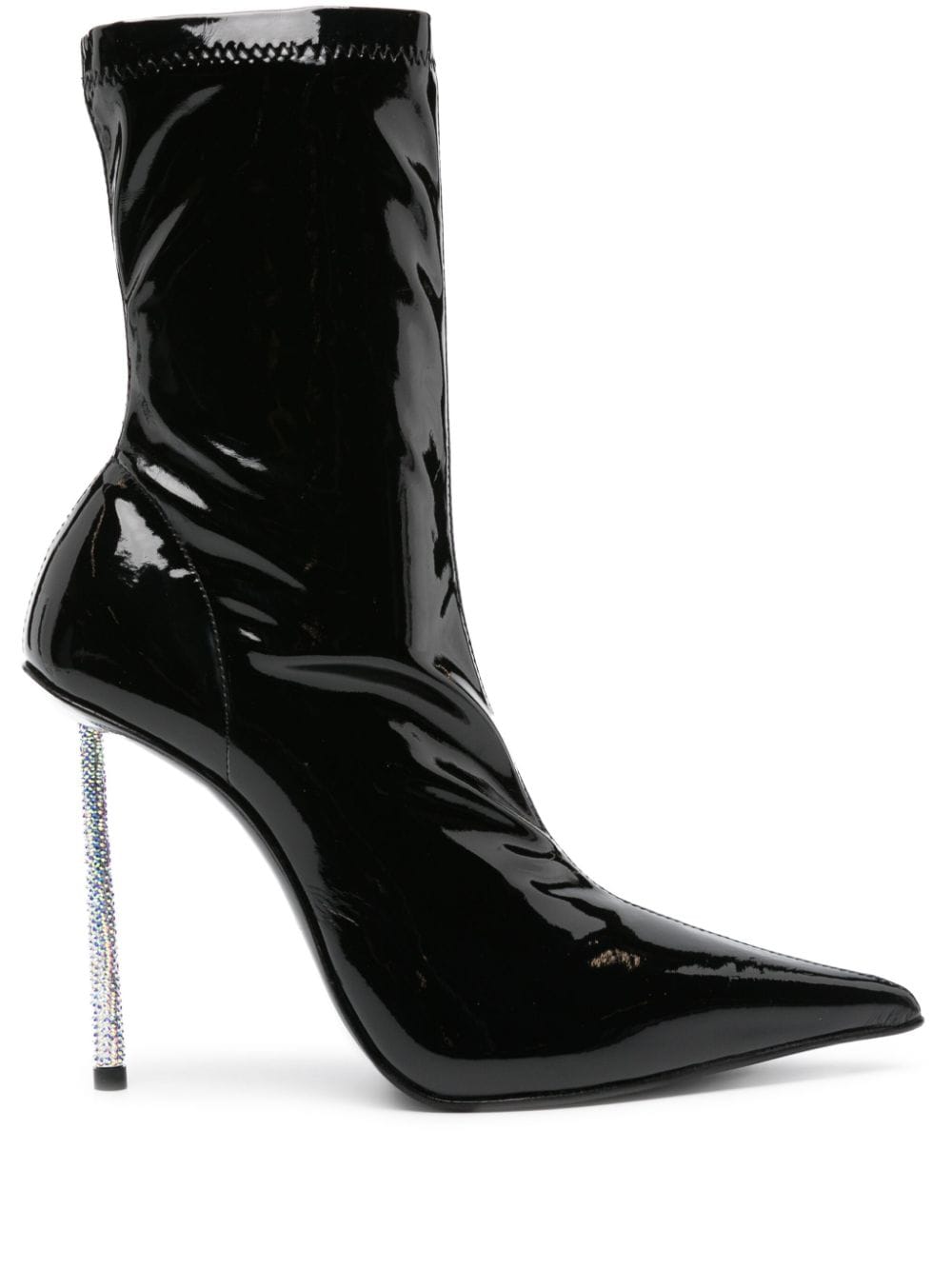 Le Silla Bella 120mm patent ankle boots - Black von Le Silla