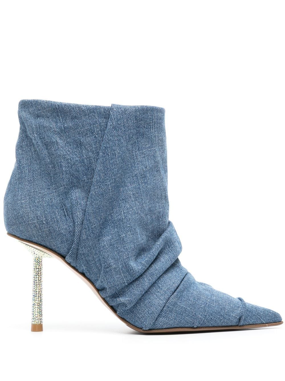 Le Silla Bella 80mm ankle boots - Blue von Le Silla