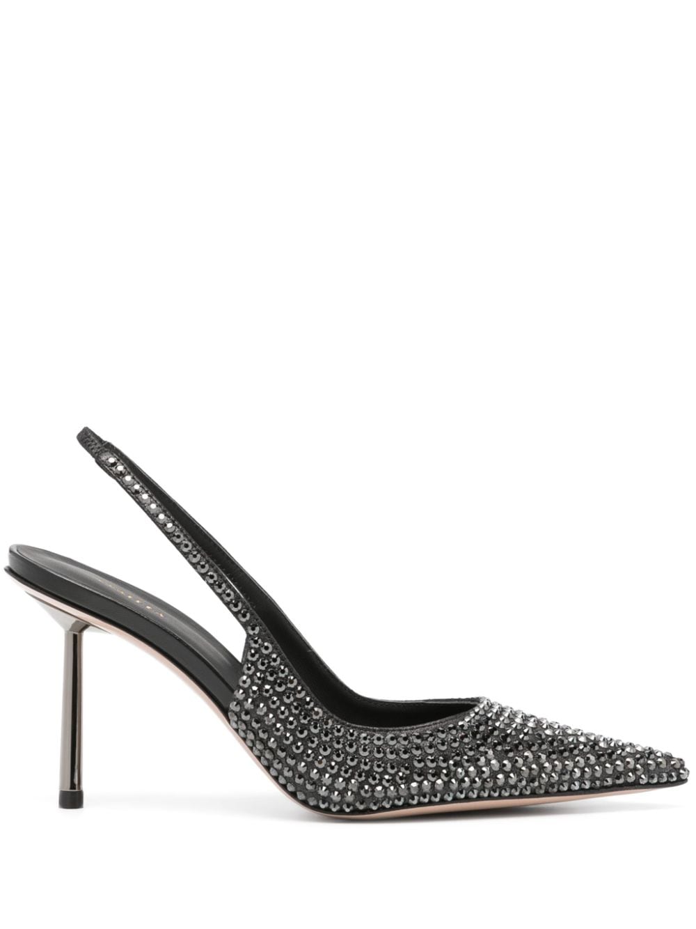 Le Silla Bella 90mm crystal-embellished pumps - Black von Le Silla