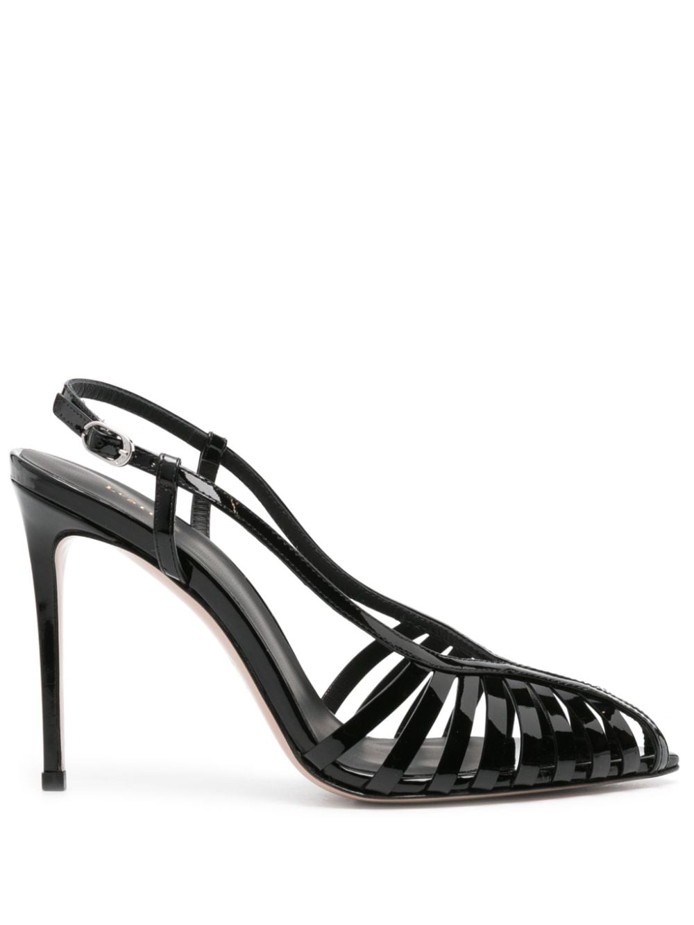 Le Silla Cage 110mm slingback sandals - Black von Le Silla