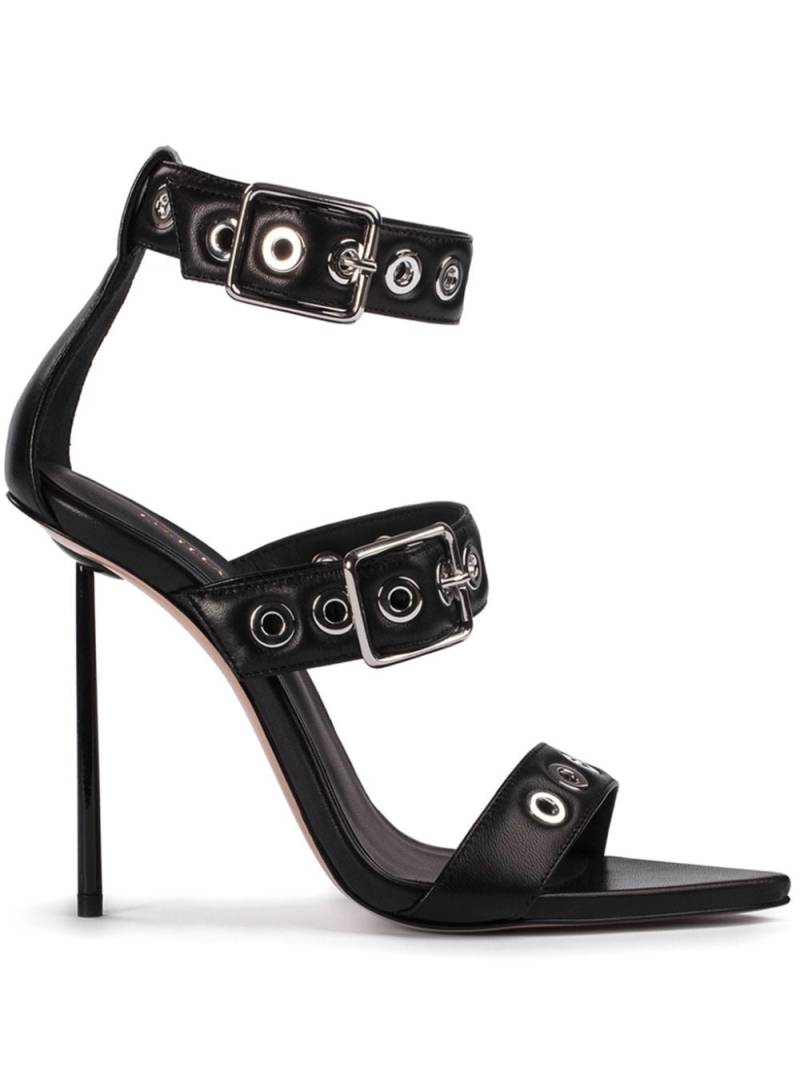 Le Silla Courtney eyelet sandals - Black von Le Silla