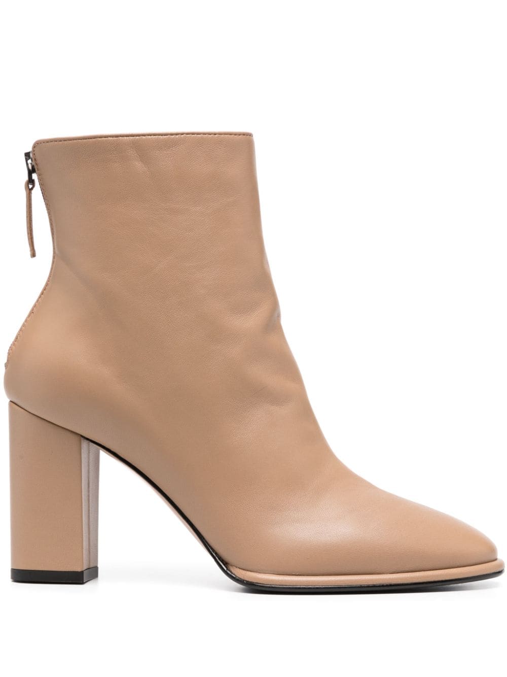 Le Silla Elsa 85mm leather ankle boots - Neutrals von Le Silla