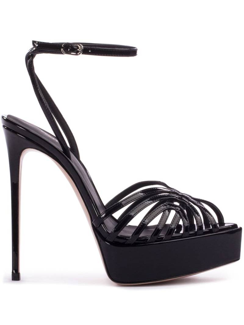 Le Silla Embrace platform sandals - Black von Le Silla
