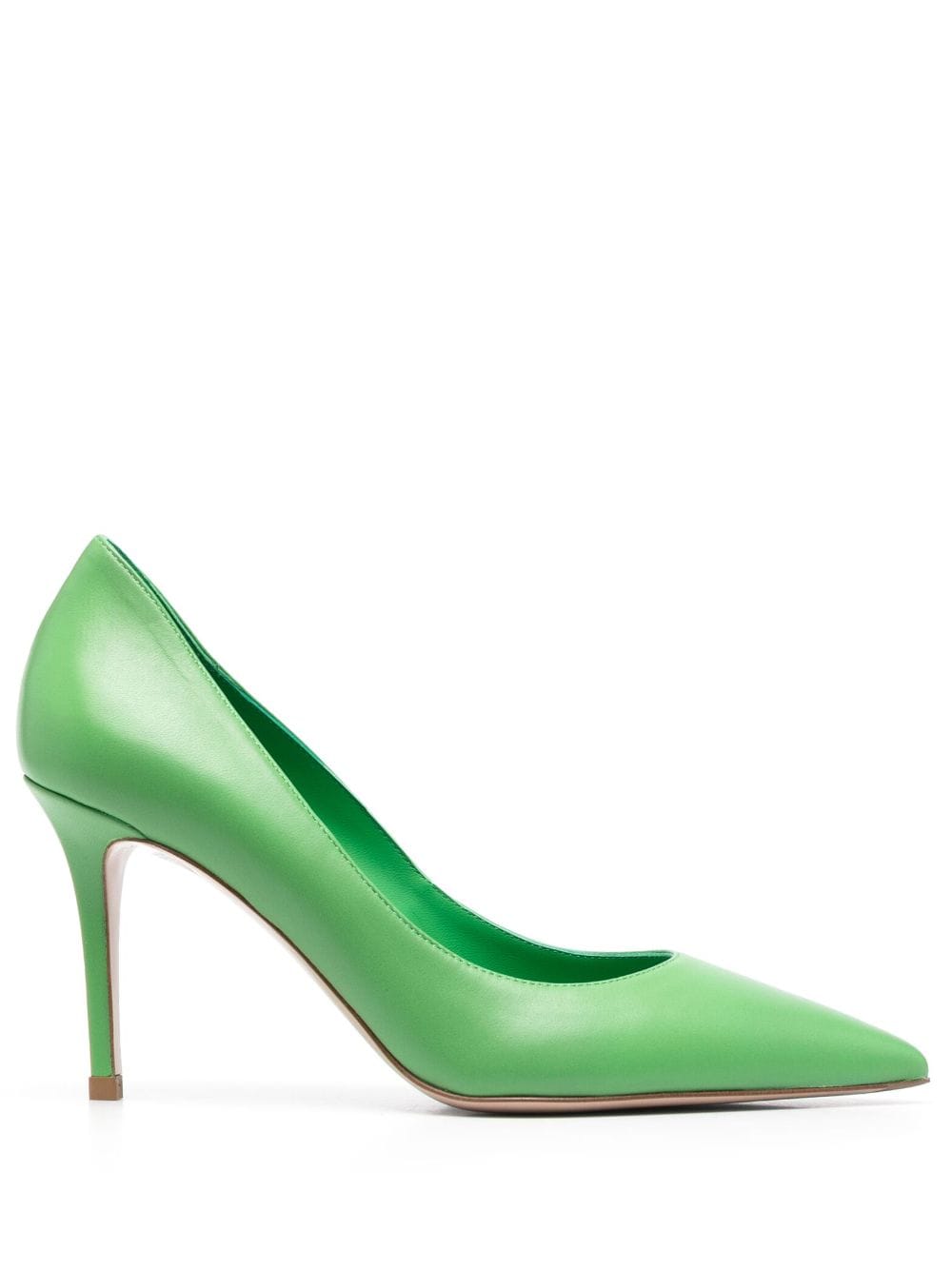 Le Silla Eva 80mm leather pumps - Green von Le Silla