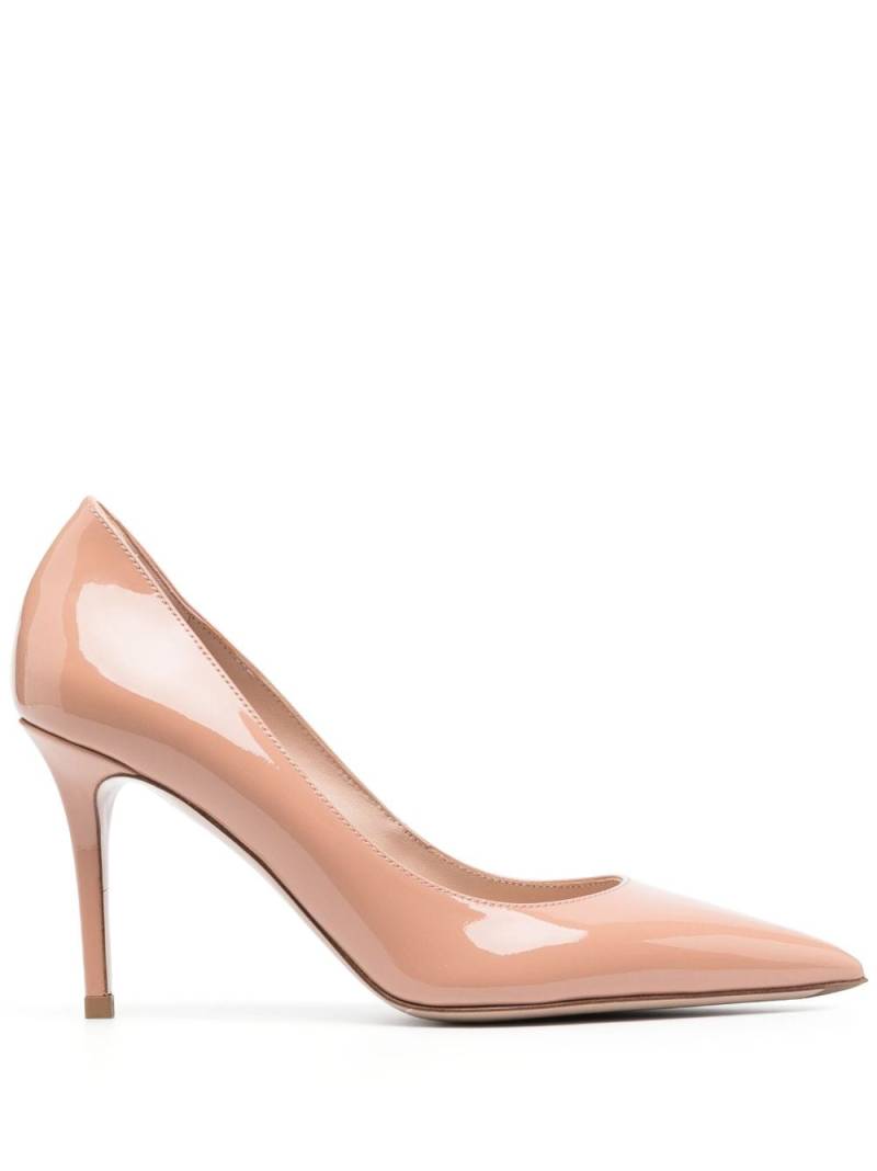 Le Silla Eva 90mm patent leather pumps - Neutrals von Le Silla