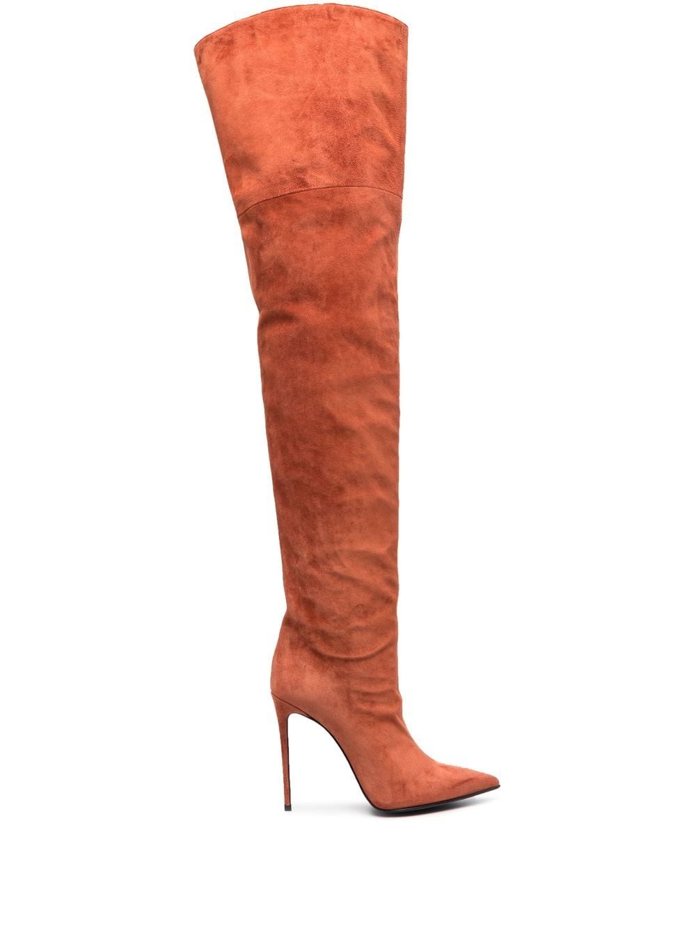 Le Silla Eva suede thigh-high boots - Orange von Le Silla