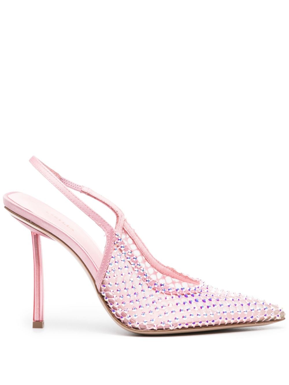 Le Silla Gilda 100mm crystal-embellished pumps - Pink von Le Silla
