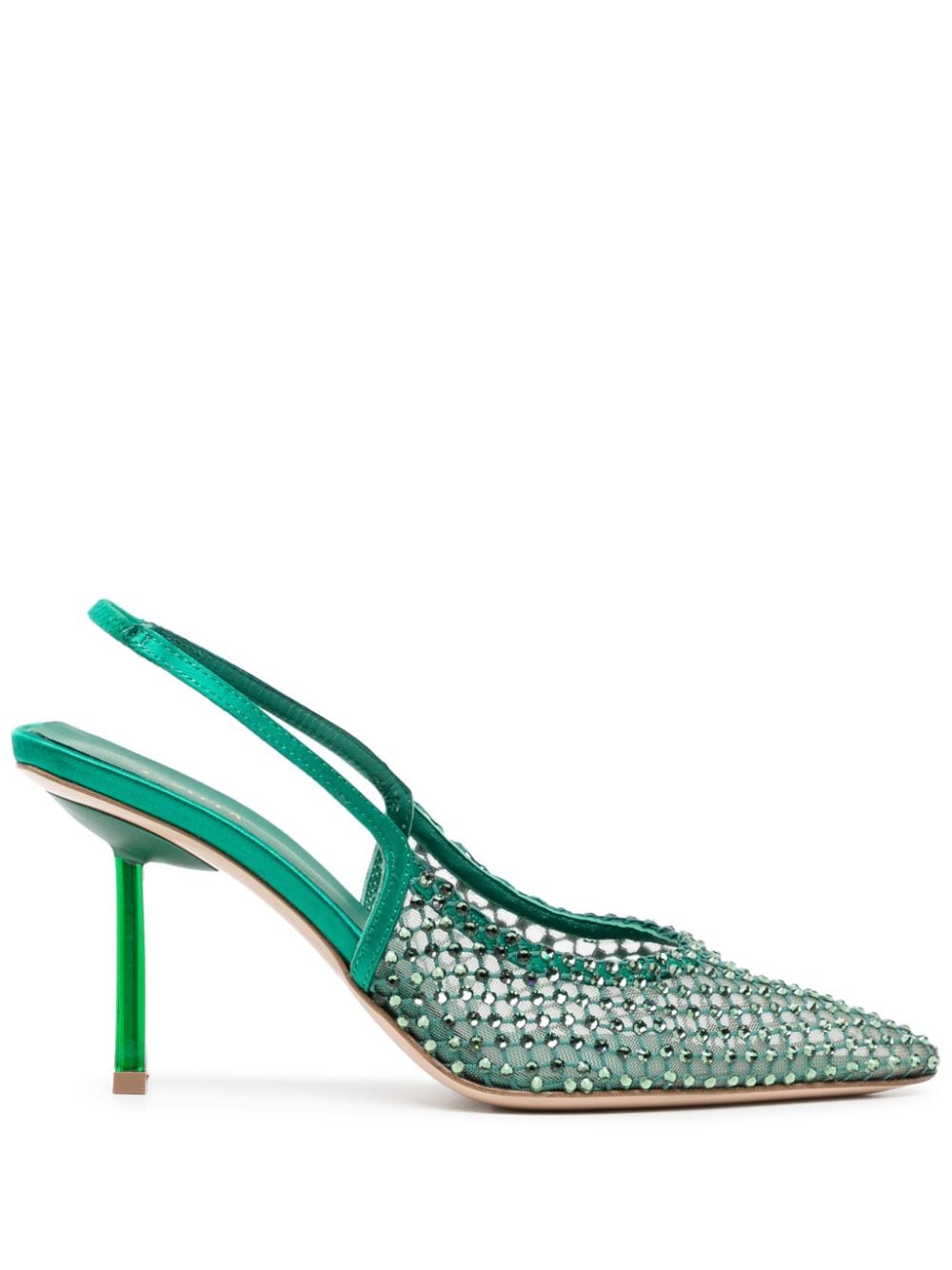 Le Silla Gilda 100mm slingback pumps - Green von Le Silla