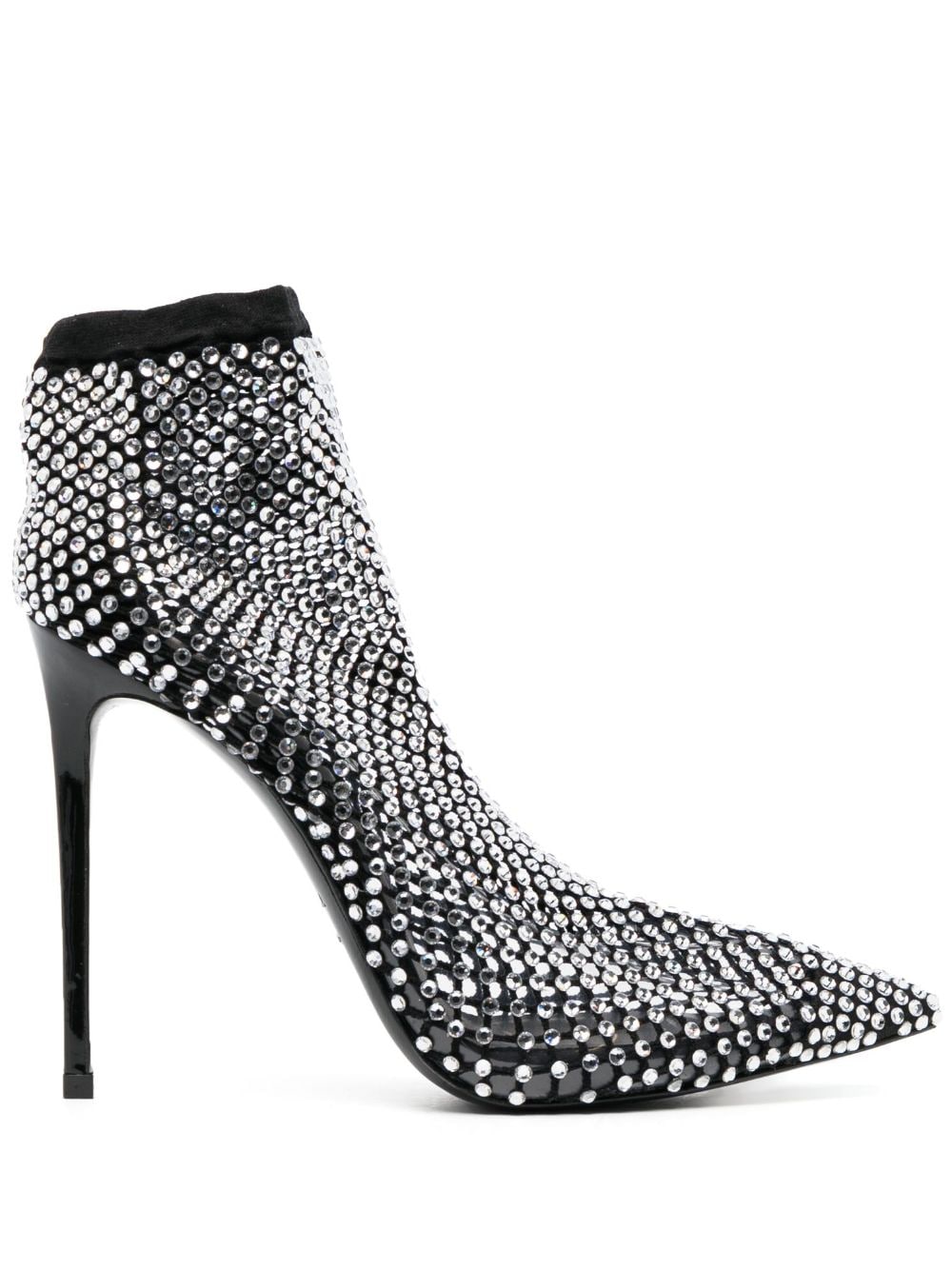 Le Silla Gilda 85mm crystal-embellished boots - Black von Le Silla