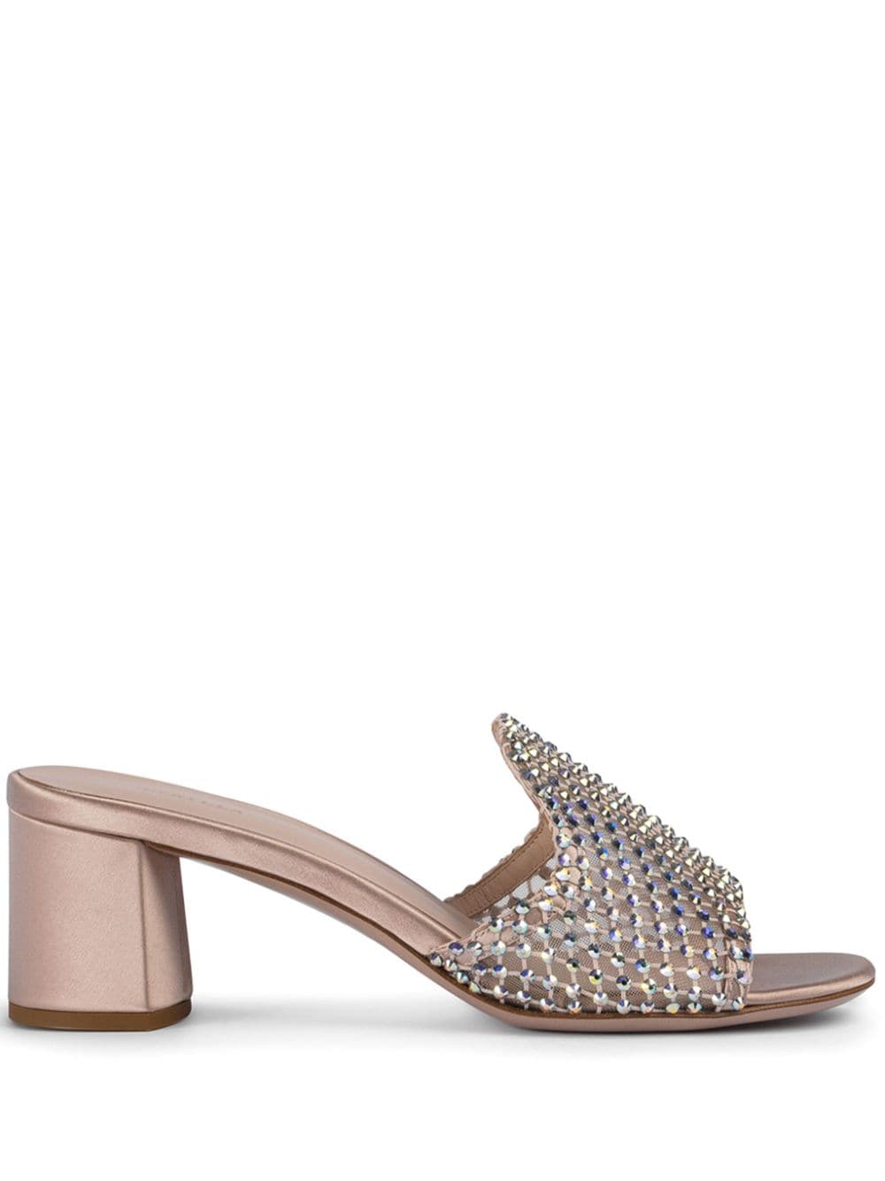 Le Silla Gilda crystal-embellished sandals - Neutrals von Le Silla