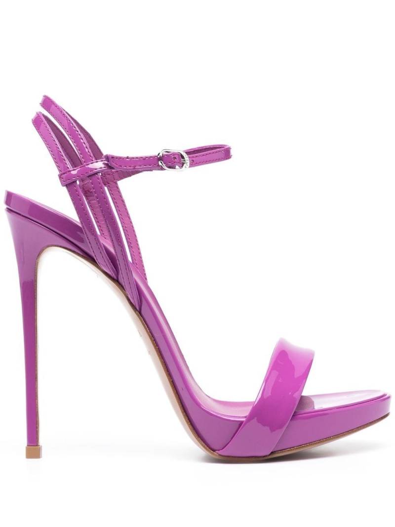 Le Silla Gwen 120mm patent-leather sandals - Purple von Le Silla