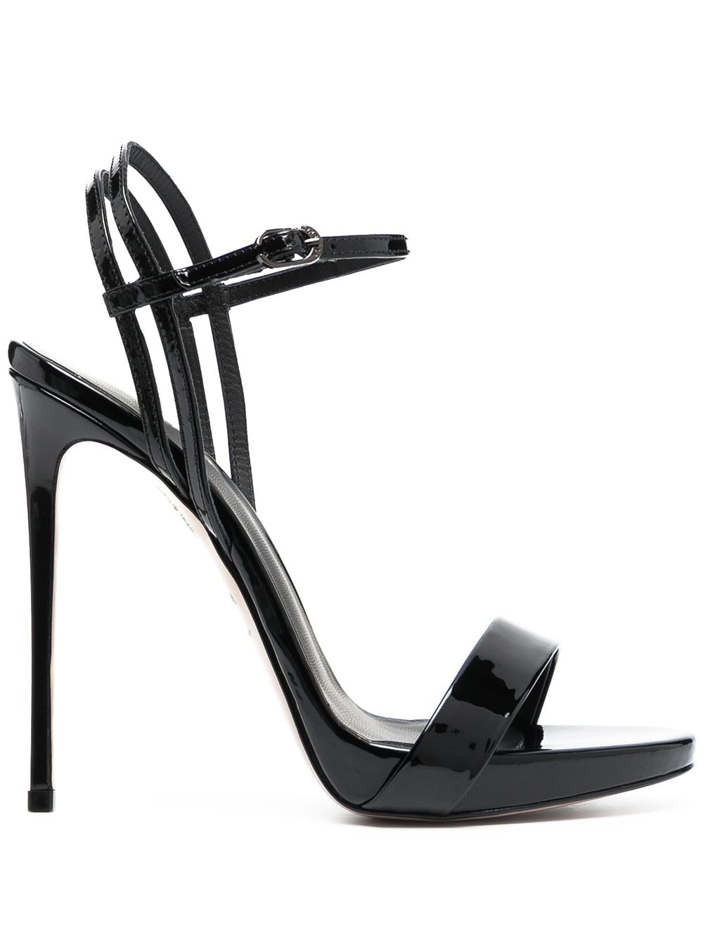 Le Silla Gwen patent-leather stiletto sandals - Black von Le Silla