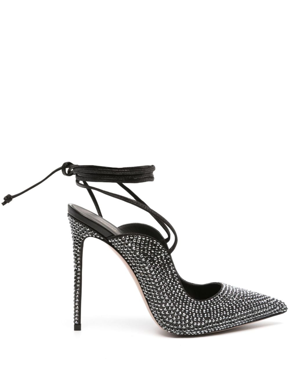 Le Silla Ivy 120mm crystal-embellished pumps - Black von Le Silla