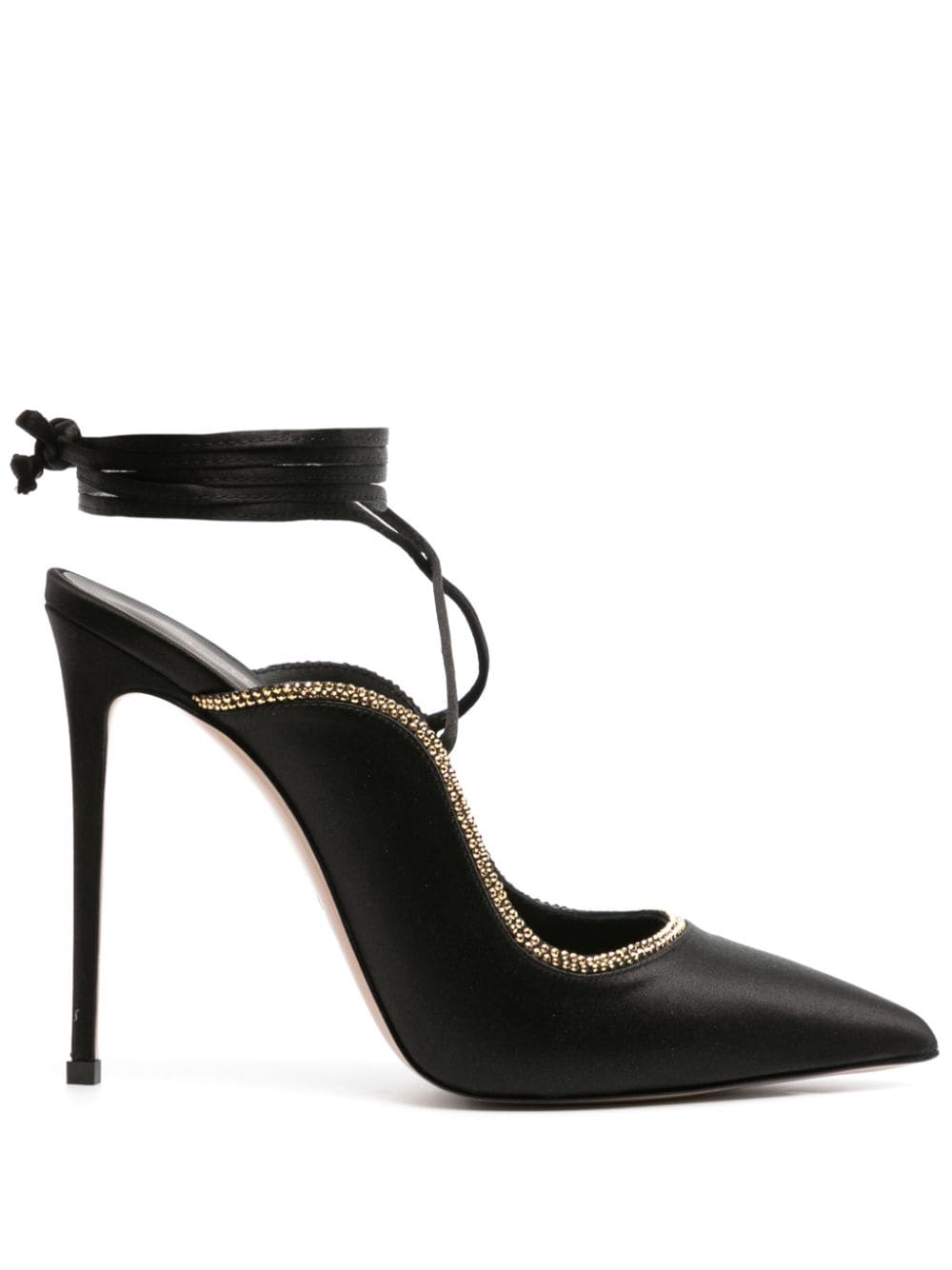 Le Silla Ivy 120mm lace-up pumps - Black von Le Silla