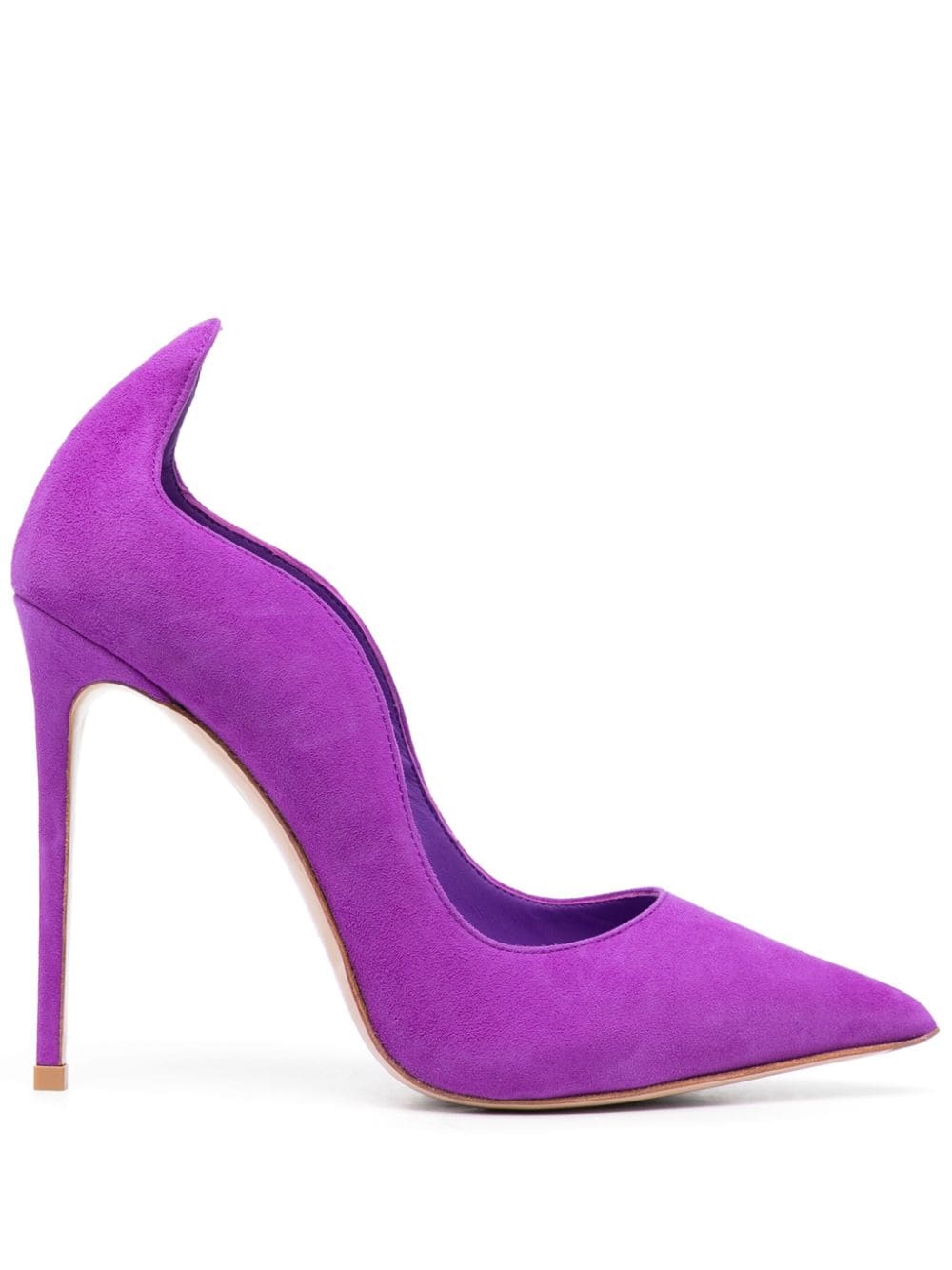 Le Silla Ivy 125mm suede pumps - Purple von Le Silla