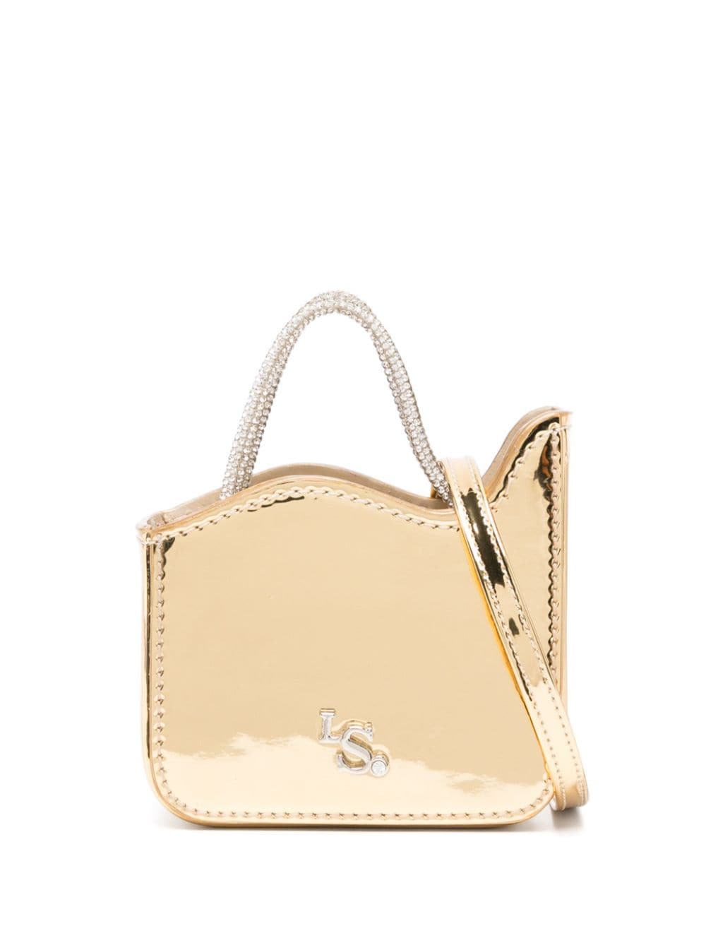 Le Silla Ivy crystal-embellished mini bag - Gold von Le Silla