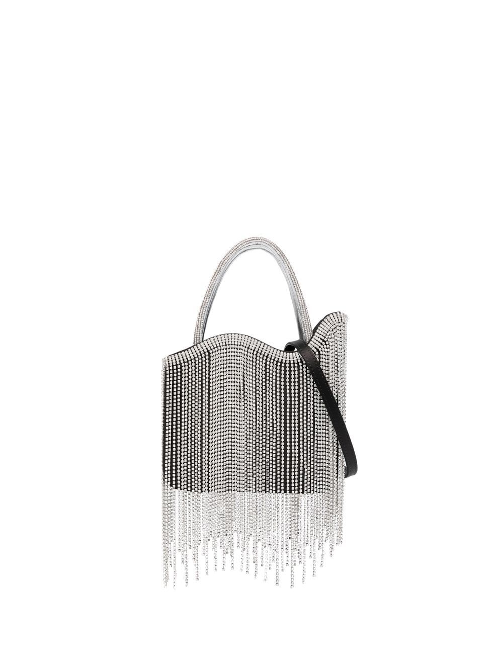 Le Silla Ivy crystal-fringe mini bag - Black von Le Silla