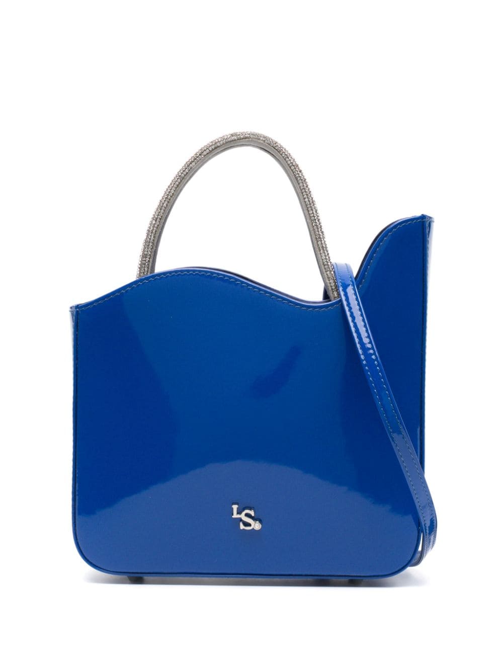 Le Silla Ivy patent-leather tote bag - Blue von Le Silla