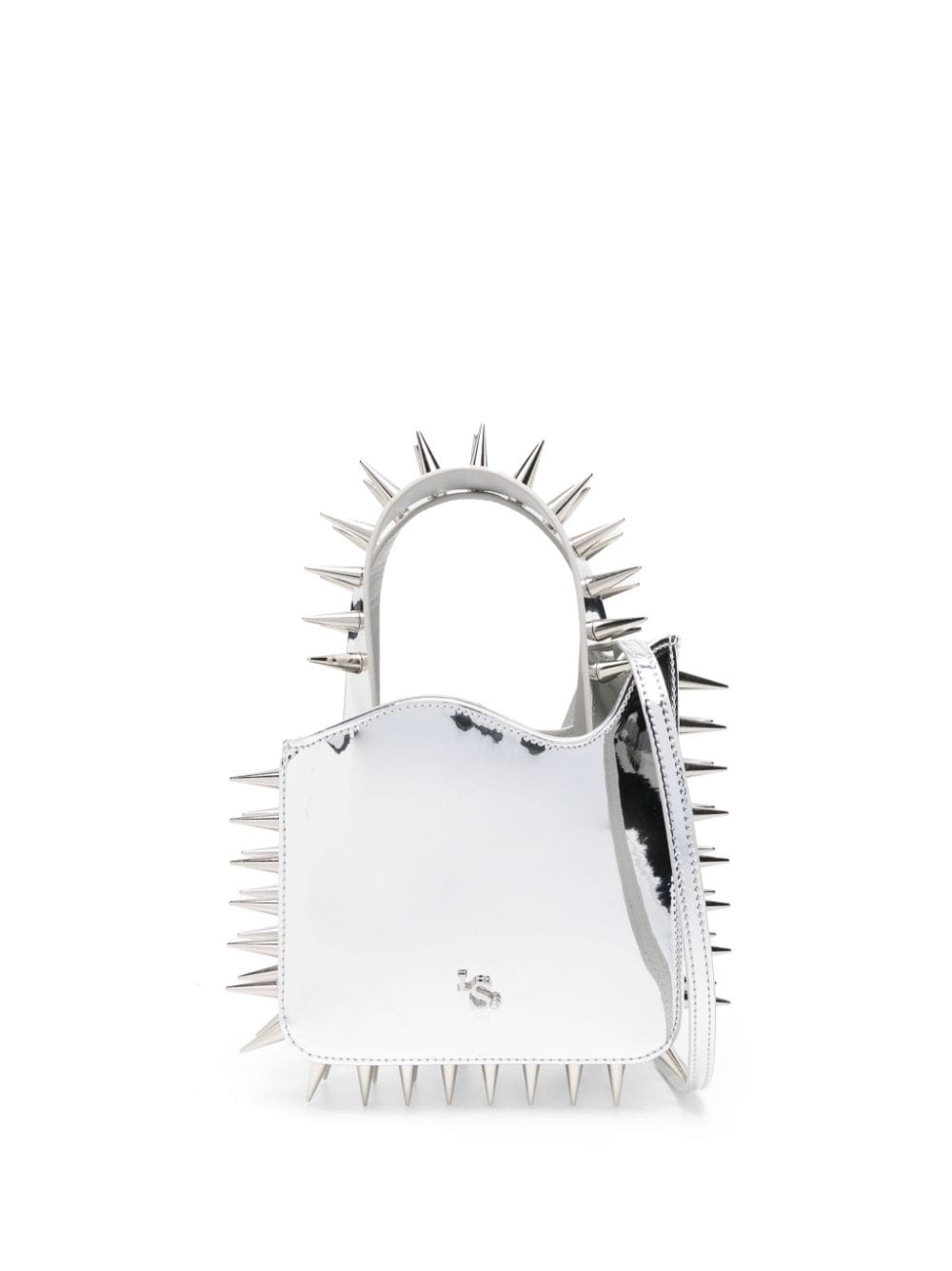 Le Silla micro Ivy stud-embellished tote bag - Silver von Le Silla