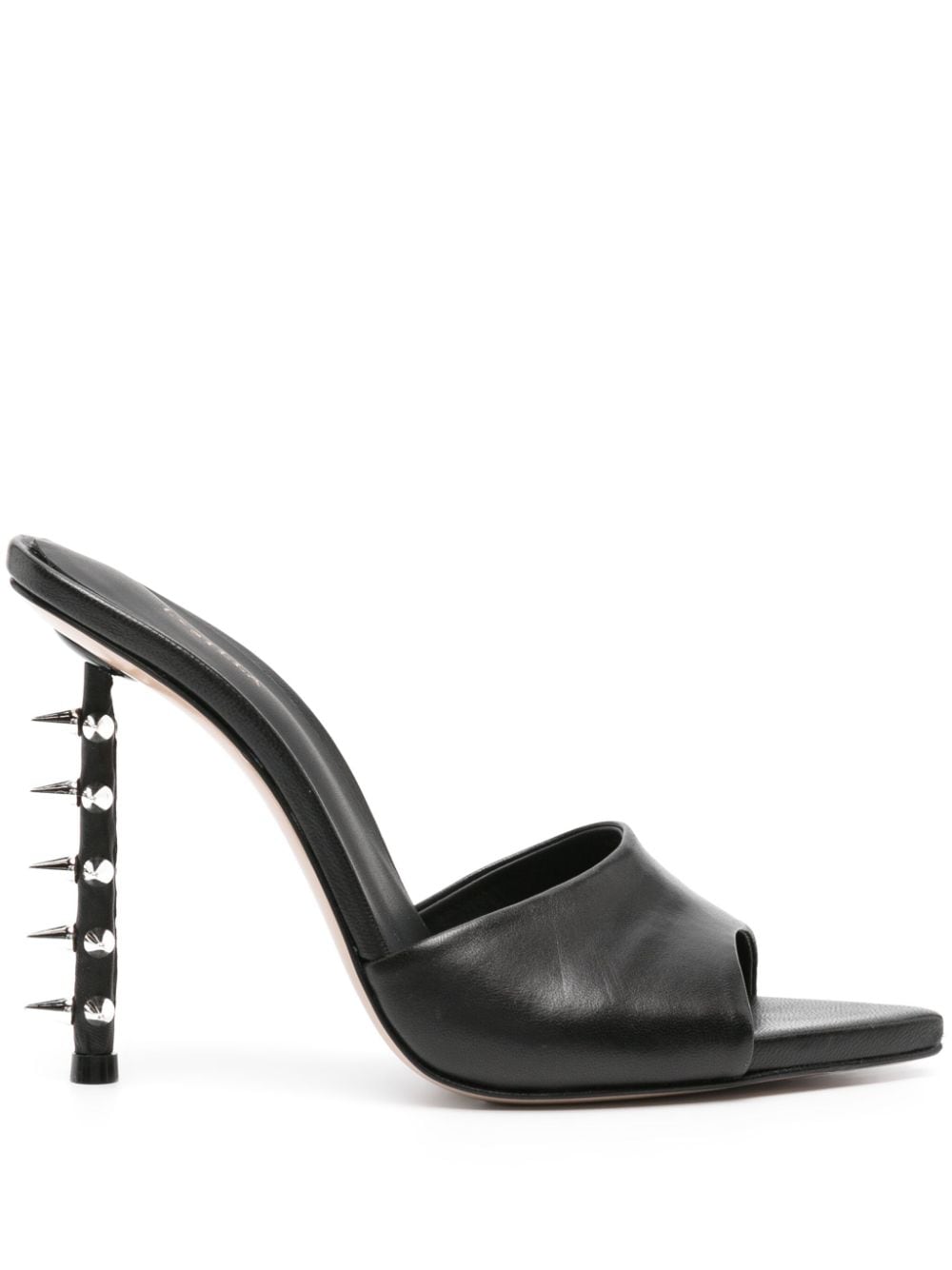 Le Silla Jagger 120mm leather mules - Black von Le Silla