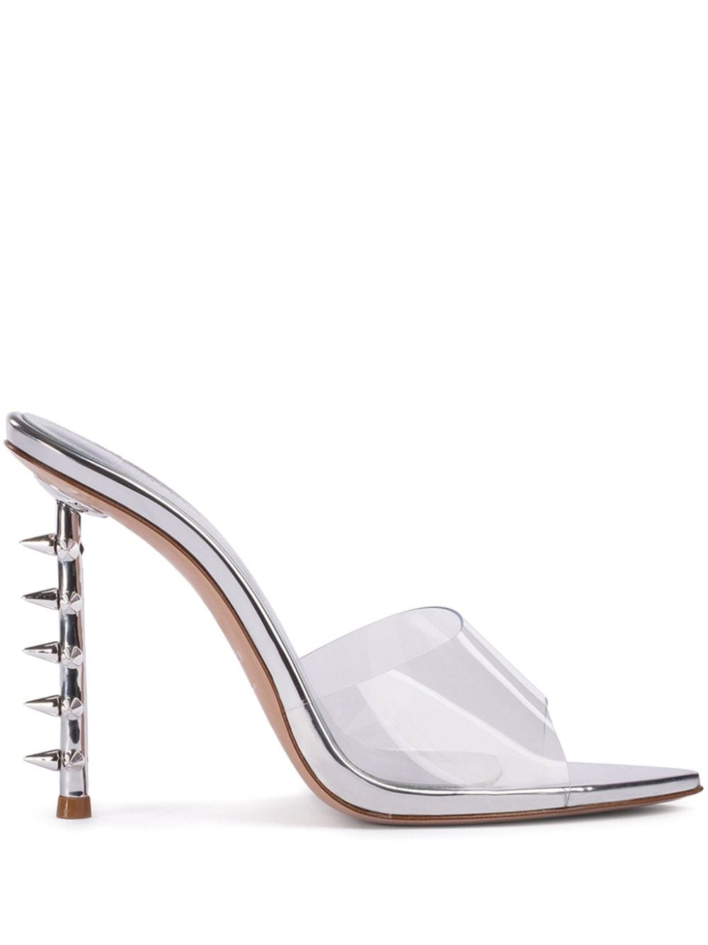 Le Silla Jagger spike-heel leather sandals - Neutrals von Le Silla