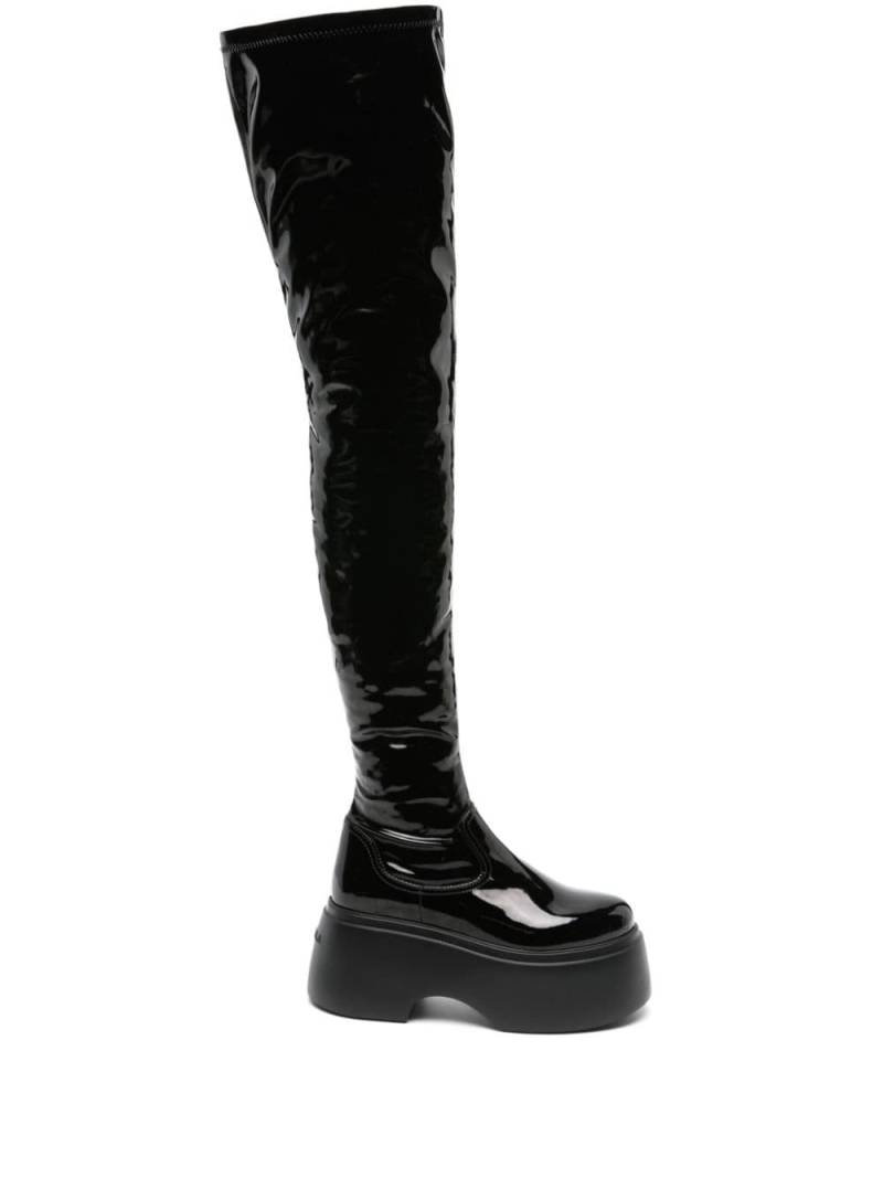 Le Silla Kembra platform thigh-high boots - Black von Le Silla