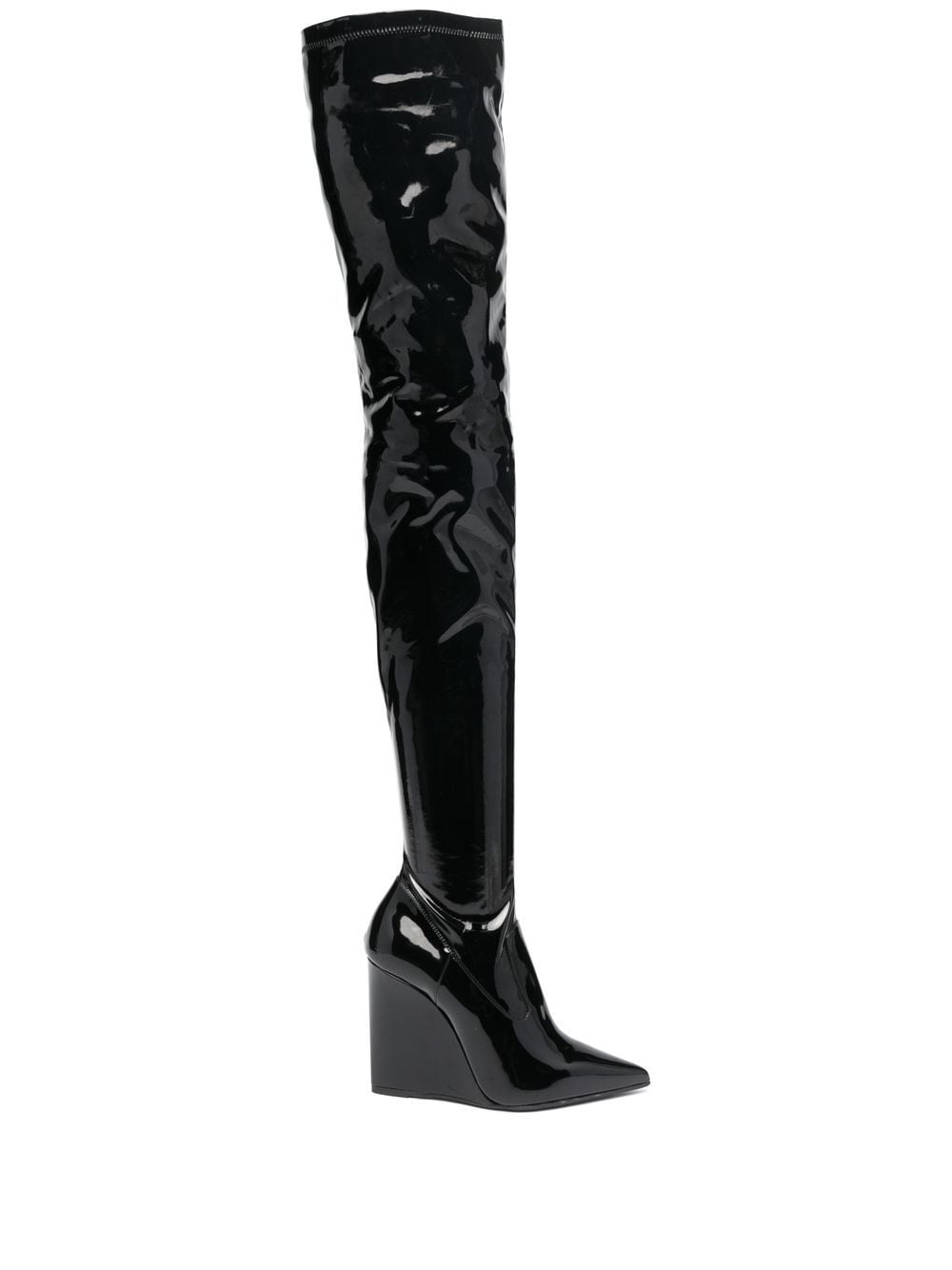 Le Silla Kira 120mm thigh-high boots - Black von Le Silla