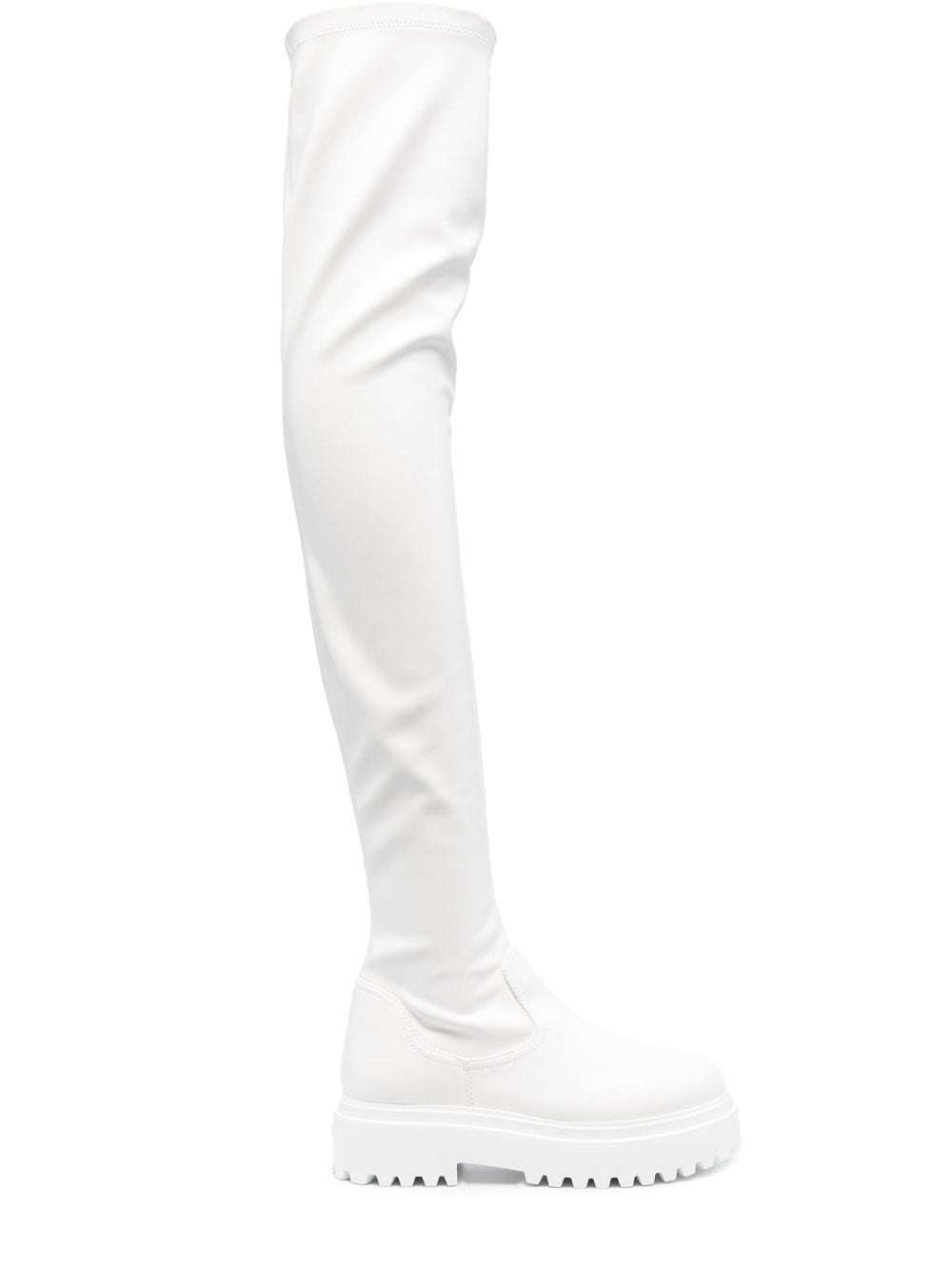 Le Silla Ranger thigh-high boot - White von Le Silla