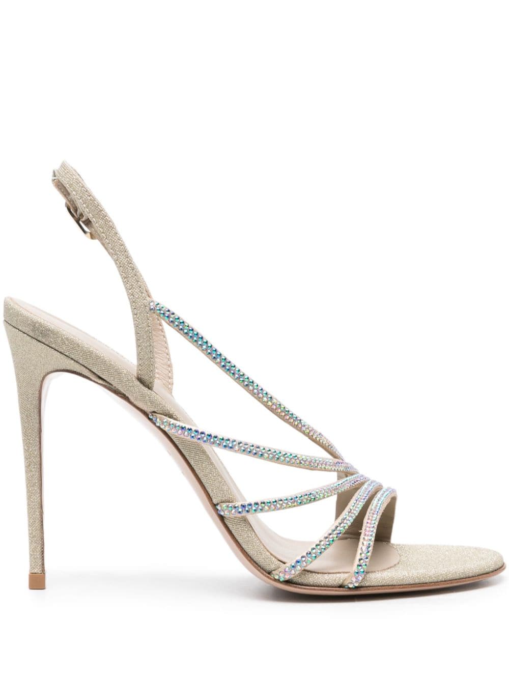 Le Silla Scarlet 105mm glitter sandals - Gold von Le Silla