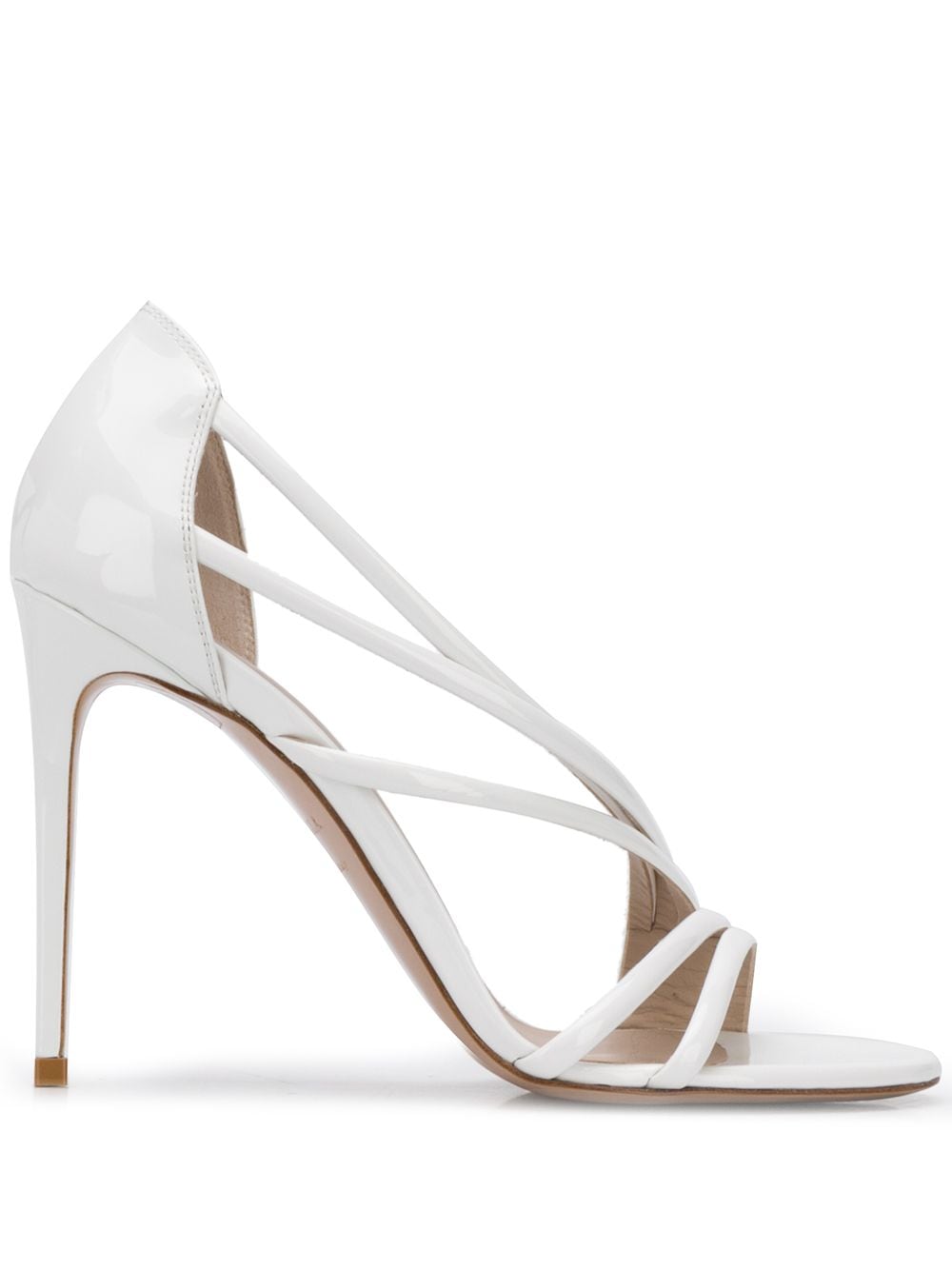 Le Silla Scarlet 105mm strappy sandals - White von Le Silla