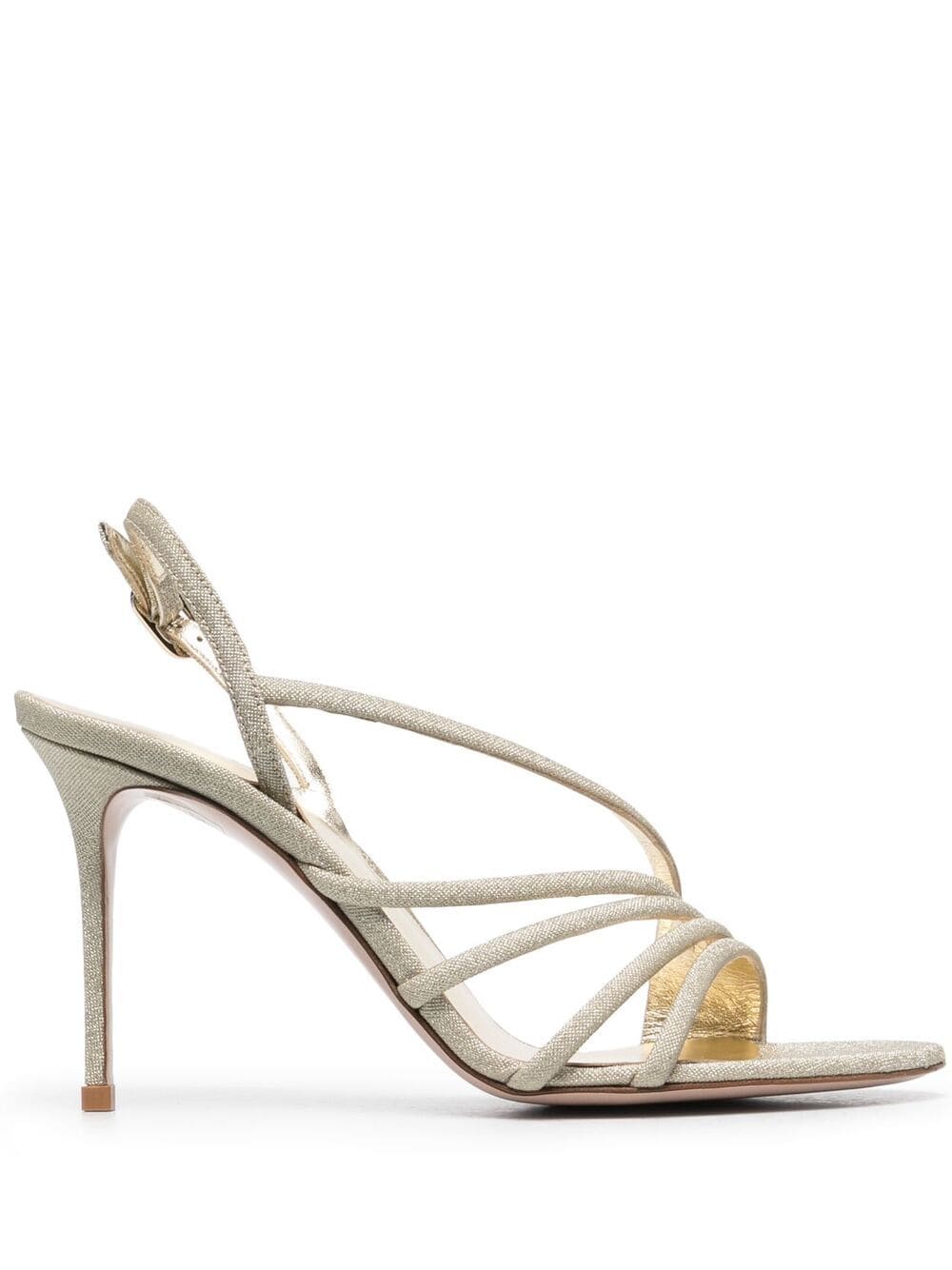 Le Silla Scarlet 110mm sandals - Gold von Le Silla