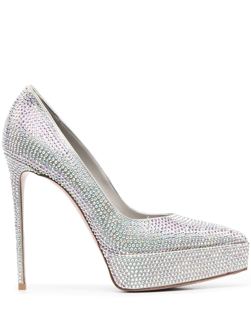 Le Silla Uma 120mm crystal-embellished pumps - Silver von Le Silla