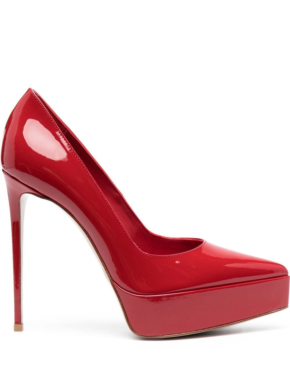 Le Silla Uma 125mm patent-leather pumps - Red von Le Silla