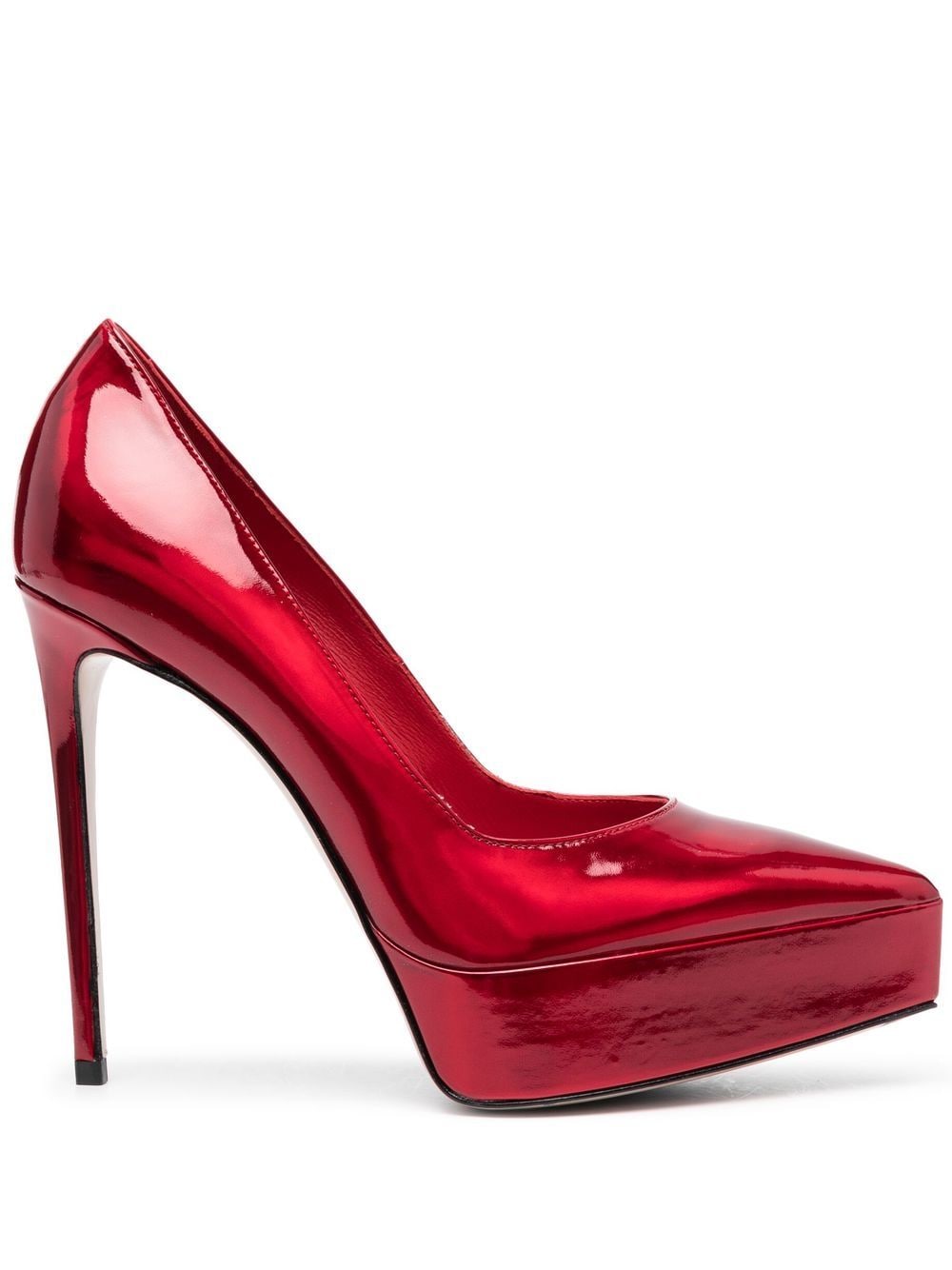 Le Silla Uma 130mm platform pumps - Red von Le Silla