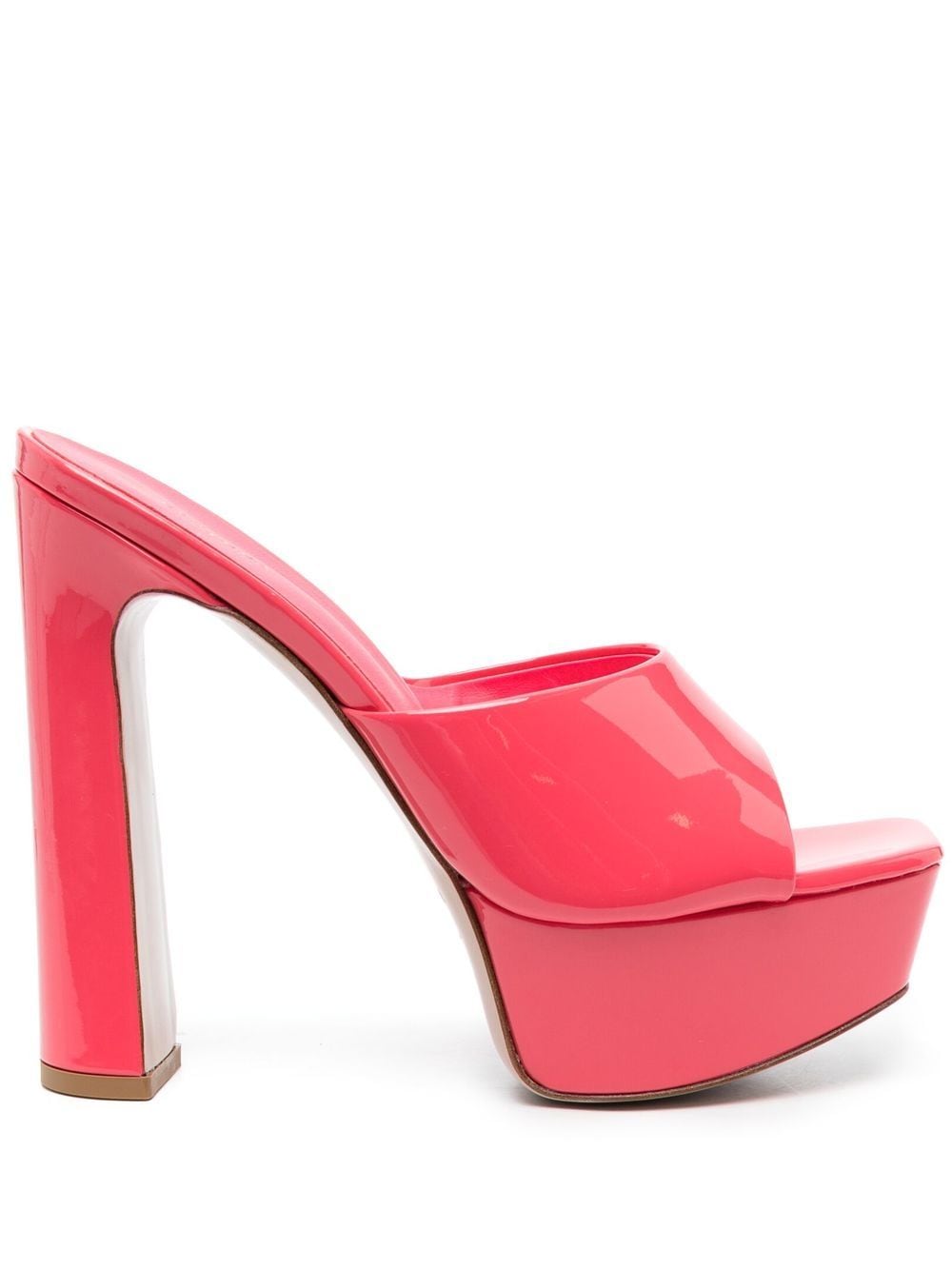 Le Silla leather platform mules - Pink von Le Silla