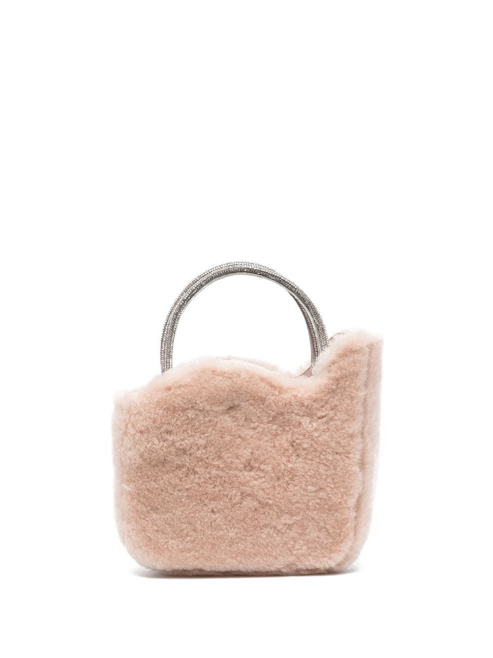 Le Silla micro Ivy shearling bag - Pink von Le Silla