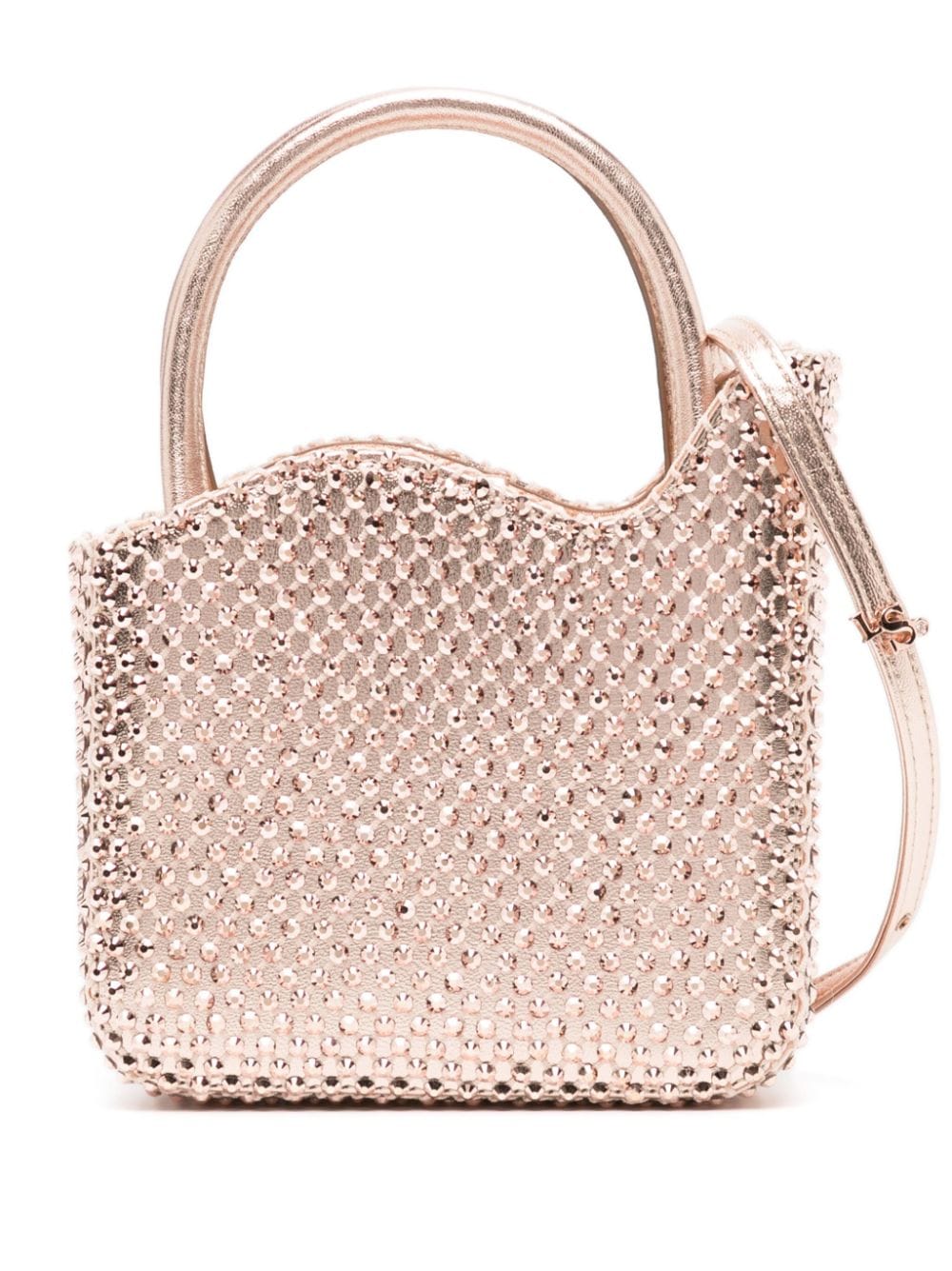 Le Silla mini Gilda rhinestone-embellished bag - Pink von Le Silla