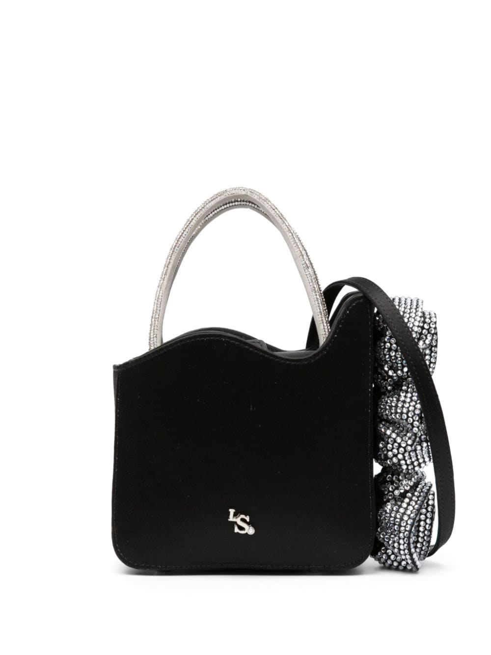 Le Silla small Rose embellished tote bag - Black von Le Silla